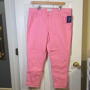 Crown & Ivy Pink Ankle Jeans size 14R